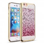 Wholesale iPhone 7 Plus Diamond Glitter Case (Hot Pink)